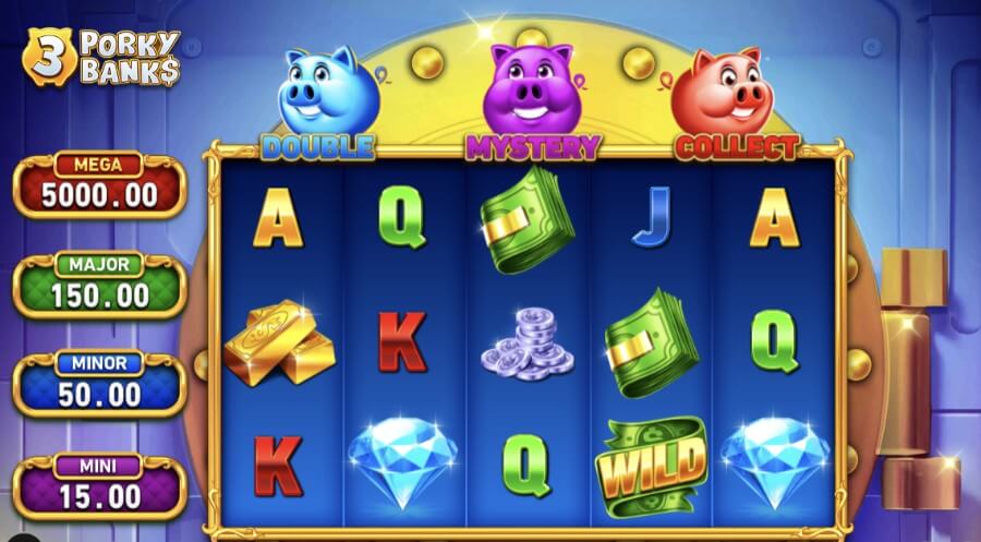 3 Porky Banks hold and win slot on saadaval Eesti kasiinodes