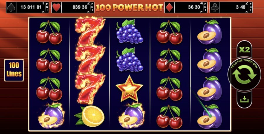 Amusnet Interactive ülevaade 100 Power Hot slot