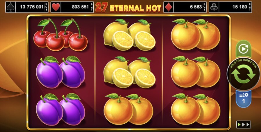 Amusnet Interactive ülevaade 27 Eternal Hot slot