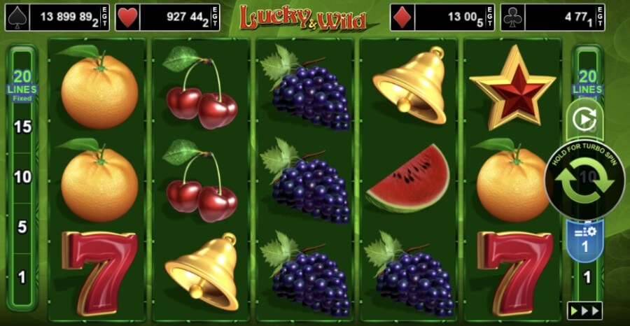 Amusnet Interactive ülevaade Lucky & Wild slot