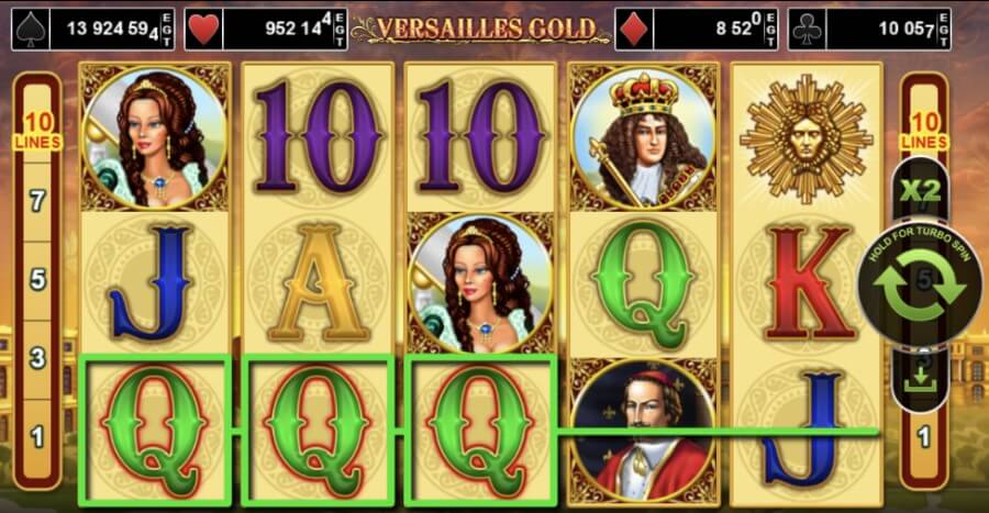 Amusnet Interactive ülevaade Versailles Gold slot