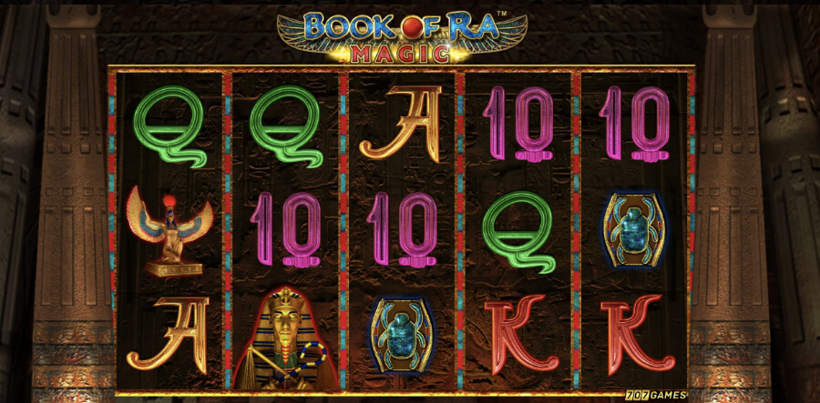 Book of Ra Magic kõrge RTP slot on saadaval Eesti kasiinodes