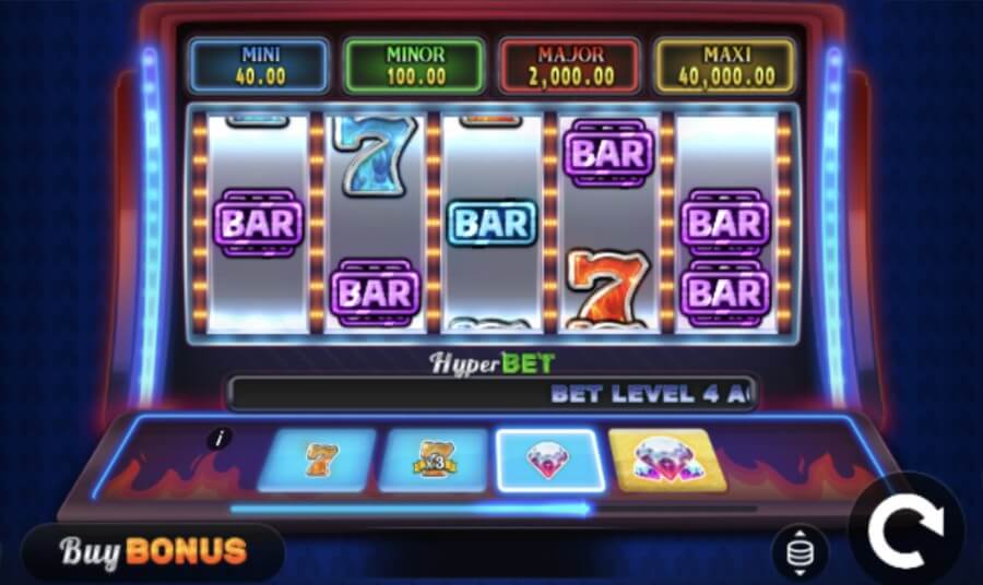 Firebolt Multi 7s hold and win slot on saadaval Eesti kasiinodes