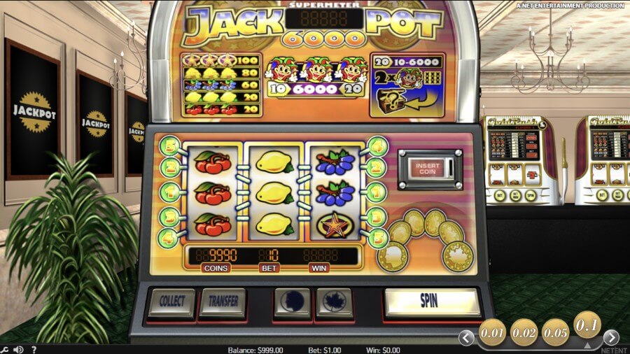 Jackpot 6000 parimad kõrge RTP slotid  on saadaval Eesti kasiinodes